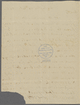 Letter from William T. Barry