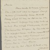 Letter from George William Featherstonehaugh