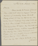 Letter from George William Featherstonehaugh