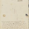Letter from Isaac Foster