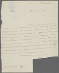 Letter from Edward Livingston