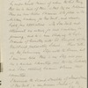 Letter from George William Featherstonehaugh