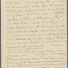 Letter from George William Featherstonehaugh