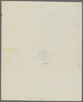 Letter from Peter S. Du Ponceau