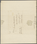 Letter from Josiah Quincy