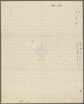 Letter from Edward Coles