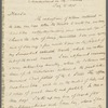 Letter from George William Featherstonhaugh