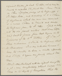 Letter from George William Featherstonhaugh