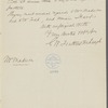 Letter from George William Featherstonhaugh