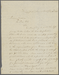 Letter from Joseph Wood