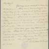Letter from George William Featherstonhaugh