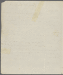 Letter from George William Featherstonhaugh