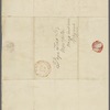 Letter from George William Featherstonhaugh