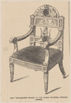 The "Wellington chair," in the guard chamber, Windsor Castle.