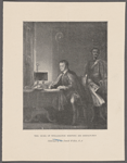 The Duke of Wellington writing his dispatches