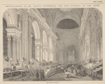 The nave, by gaslight