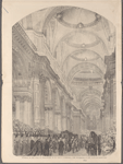 Funeral of the Duke of Wellington in St. Paul's Cathedral.--The procession in the nave.--(See preceding page)