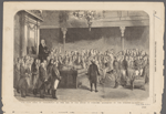 The late Duke of Wellington at the bar of the House of Commons, addressed by the speaker.--(See preceding page.)