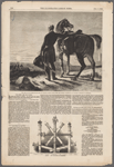 "The hero and his horse on the field of Waterloo, twenty years after the battle."--Painted by B.R. Haydon.--Engraved by permission. Baton[s?] The late Duke of Wellington. 1. Portugal 2. Prussia. 3. England. 4. Netherlands. 5. Spain. 6. Hanover. 7. Austria. 8. Russia.