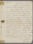 Letter from Isaac Hite