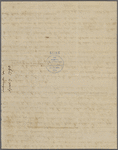 Letter from George Lee Turberville