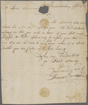 Letter from Thomas Goodwin