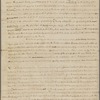 Draft of a letter to unknown correspondent