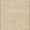 Draft of a letter to unknown correspondent