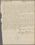 Letter from Henry Dohrman