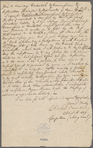 Letter from Charles Pinckney