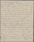 Letter from James Yard