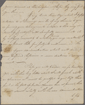 Letter from James Yard