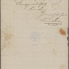 Letter from James Yard