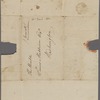 Letter from James Yard