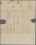 Letter from James Yard