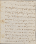 Letter from Ebenezer Potter