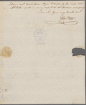 Letter from Ebenezer Potter