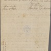 Letter from Theodore Gaillard