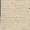 Letter from Samuel Morse