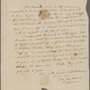 Letter from John Minor