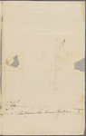 Letter from Charles Pinckney