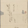 Letter from Charles Pinckney