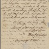 Letter from Francis Preston