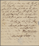 Letter from Francis Preston