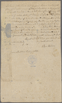 Letter from Moses Robinson