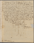 Letter from Noah Webster