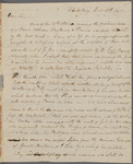 Letter from John G. Jackson