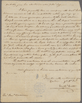 Letter from Richard Cutts