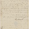 Letter from Henry Waddell