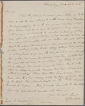 Letter from James G. Jackson